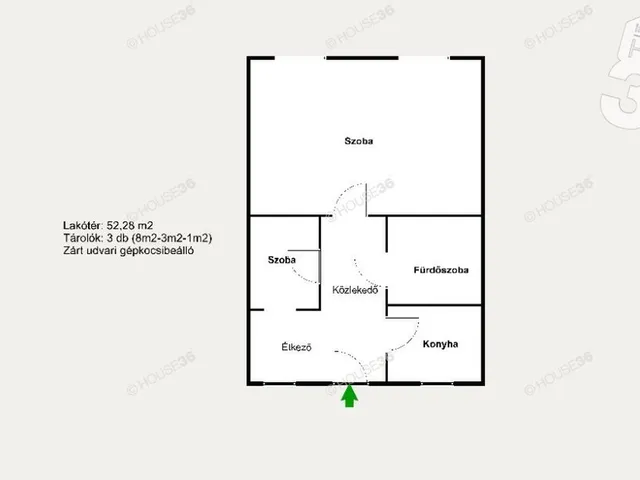 Eladó lakás Kecskemét, Műkertváros 52 nm