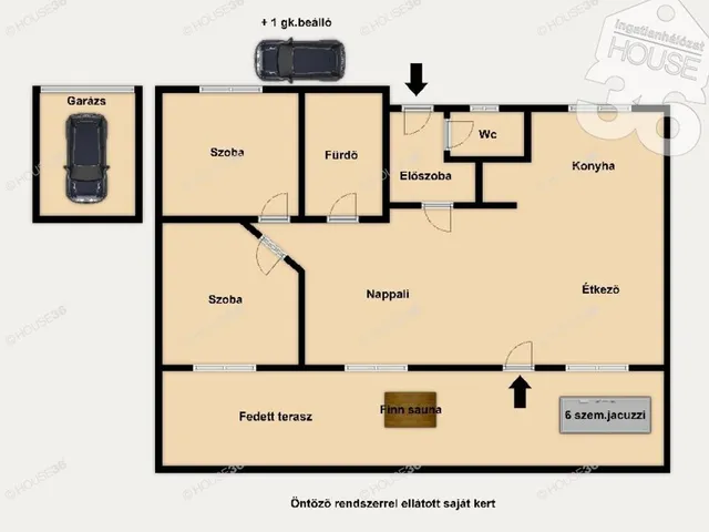 Eladó ház Kecskemét, Kadafalva 75 nm