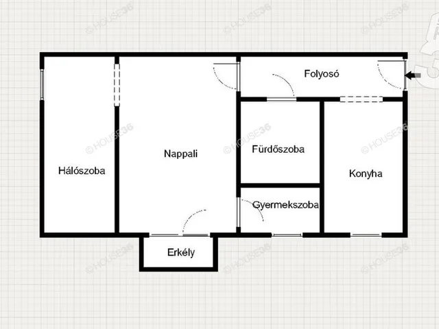 Eladó lakás Kecskemét, Kisfái 48 nm