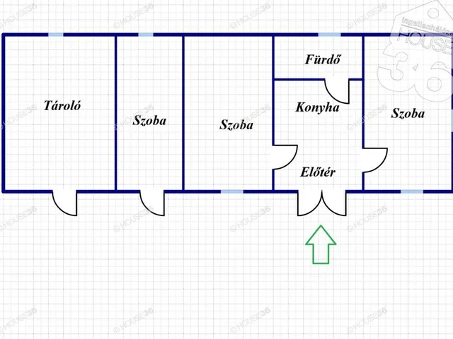 Eladó ház Kecskemét, Műkertváros 50 nm
