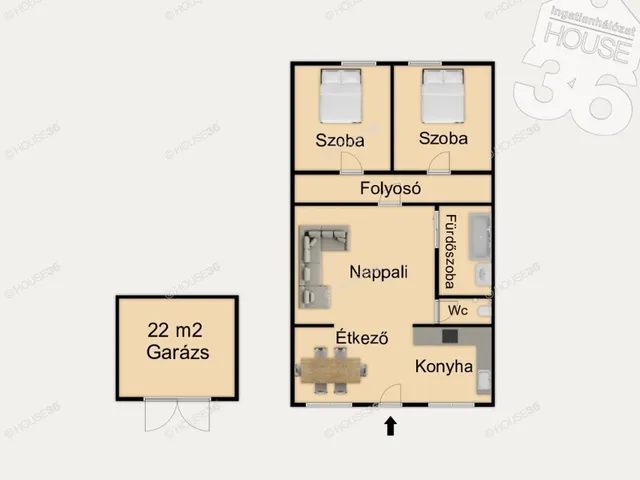 Eladó lakás Kecskemét 50 nm