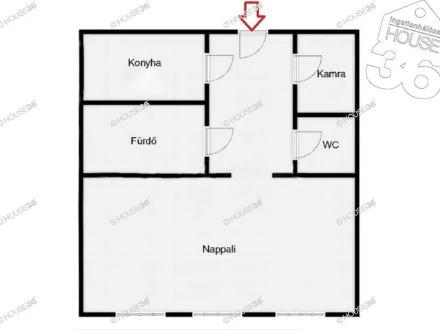 Kiadó lakás Kecskemét, Belváros 40 nm