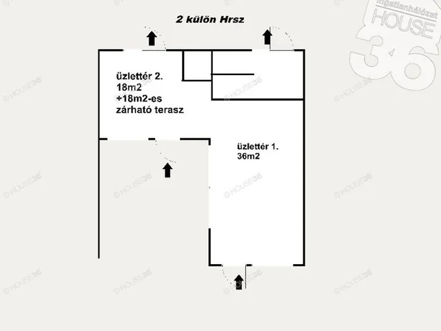 Eladó kereskedelmi és ipari ingatlan Kecskemét, Hunyadiváros 54 nm