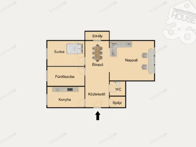 Eladó lakás Kecskemét 57 nm
