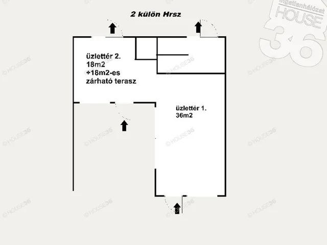 Eladó kereskedelmi és ipari ingatlan Kecskemét 54 nm