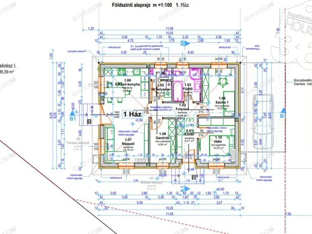 Eladó ház Kecskemét, Kadafalva 73 nm