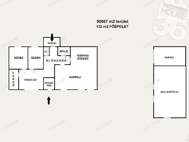 Eladó mezőgazdasági ingatlan Kecskemét, Talfája 132 nm