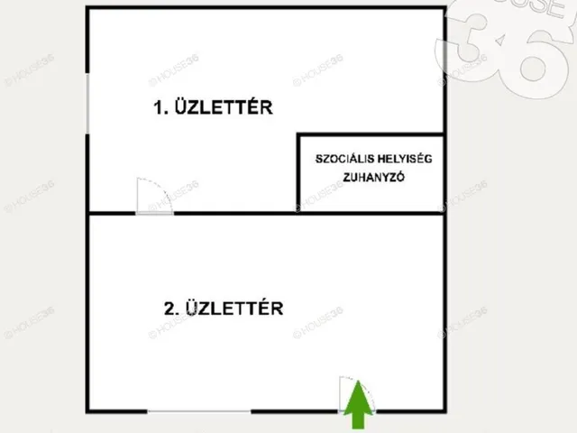 Eladó kereskedelmi és ipari ingatlan Kecskemét, Belváros 55 nm