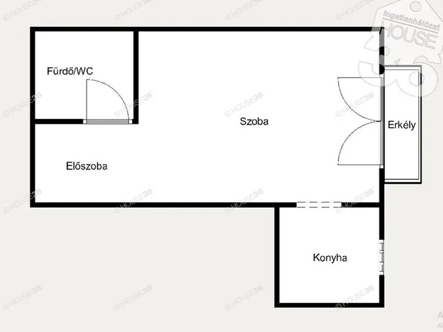 Kiadó lakás Kecskemét, Belváros 31 nm