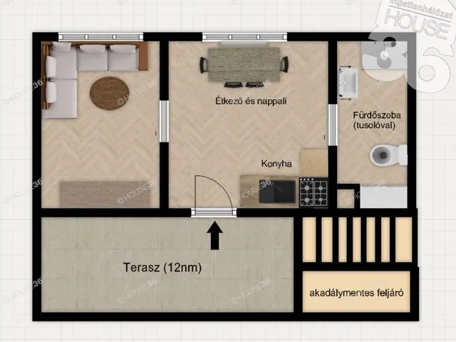 Eladó ház Kecskemét, Belváros 60 nm