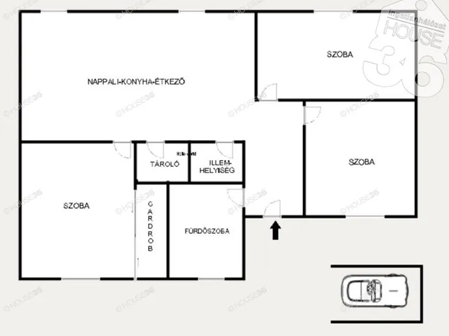 Eladó ház Kecskemét, Kadafalva 75 nm