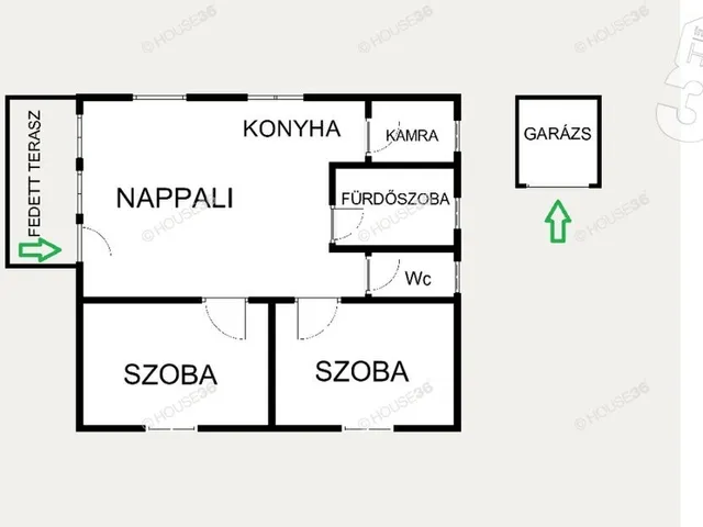 Eladó ház Cserkeszőlő 50 nm