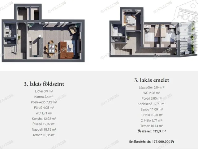 Eladó lakás Kecskemét, Belváros 137 nm