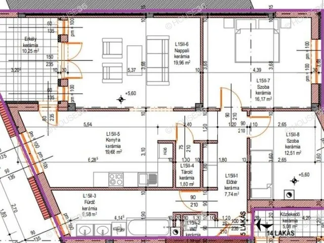 Eladó lakás Kecskemét, Belváros 93 nm