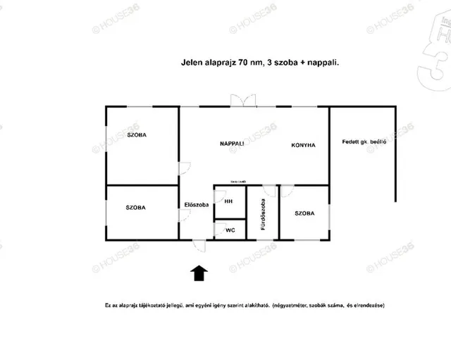 Eladó ház Helvécia 70 nm