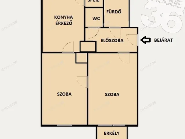 Eladó lakás Szekszárd 57 nm