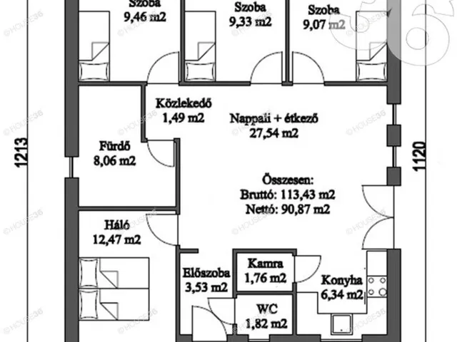 Eladó ház Kecskemét, Kadafalva 112 nm