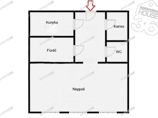 Kiadó lakás Kecskemét, Belváros 40 nm