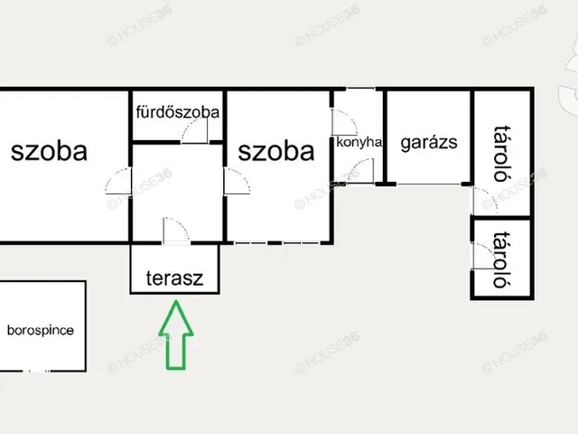 Eladó ház Kecskemét 60 nm