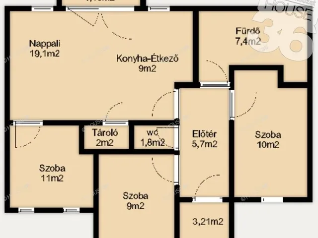 Eladó ház Kecskemét 75 nm