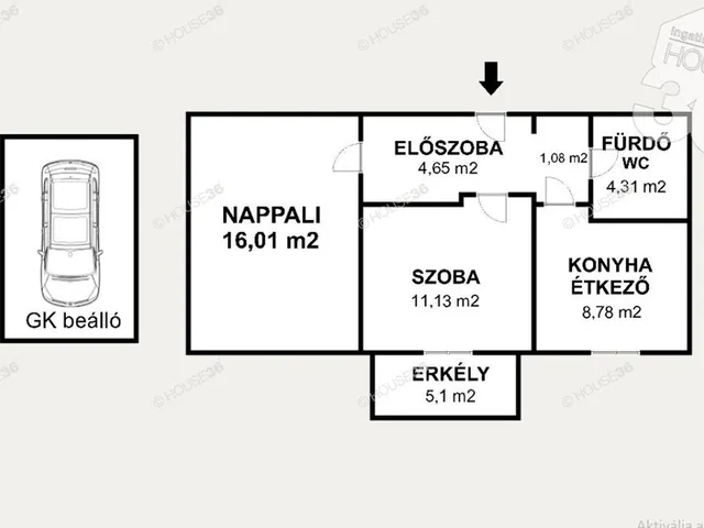 Eladó nyaraló Kecskemét, Homokbánya 46 nm