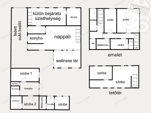 Eladó ház Kecskemét, Belváros 156 nm