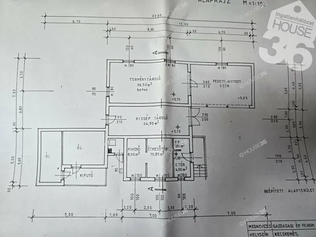 Eladó mezőgazdasági ingatlan Kecskemét, Belsőnyír 22 nm
