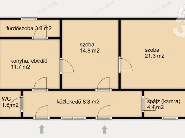 Eladó ház Akasztó 66 nm