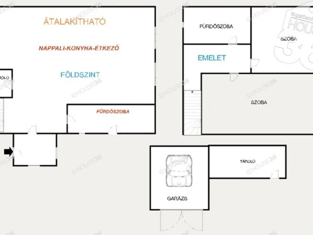 Eladó ház Kecskemét, Hunyadiváros 84 nm