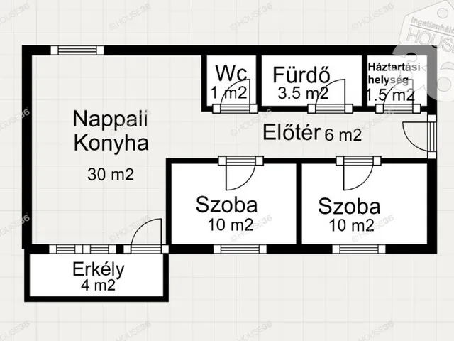 Eladó lakás Kecskemét 62 nm