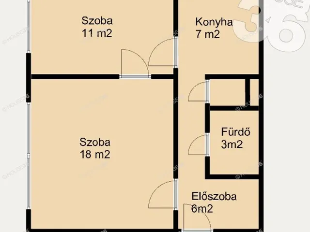 Eladó lakás Kiskunfélegyháza 50 nm