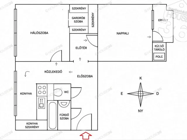 Eladó lakás Kecskemét 62 nm