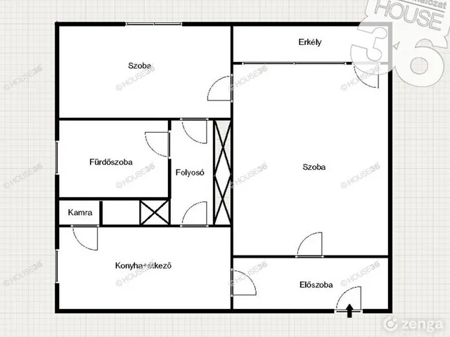 Eladó lakás Kecskemét 56 nm