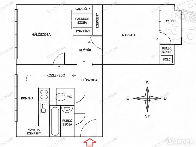 Eladó lakás Kecskemét 62 nm