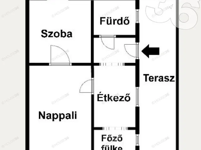 Eladó ház Tiszaalpár 38 nm