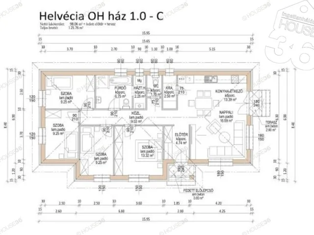 Eladó ház Kecskemét 90 nm