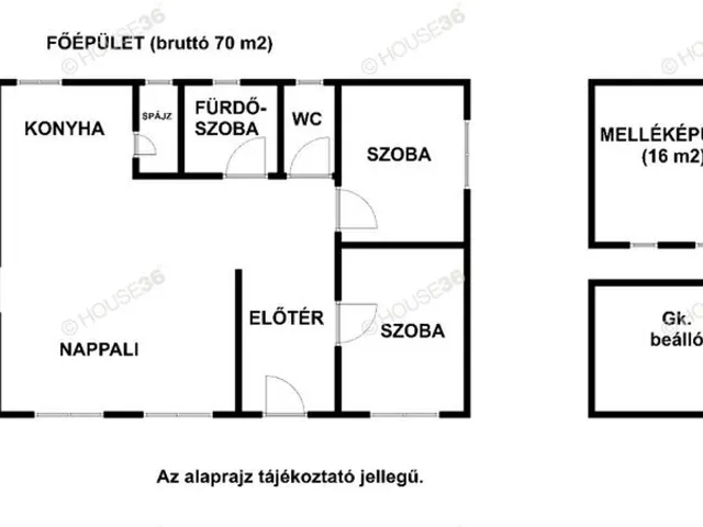 Eladó ház Kecskemét, Bethlenváros 70 nm