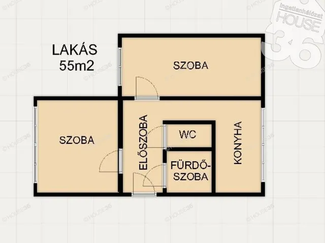 Eladó lakás Kiskunfélegyháza 55 nm