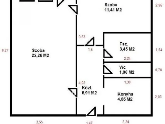 Eladó lakás Szeged 52 nm