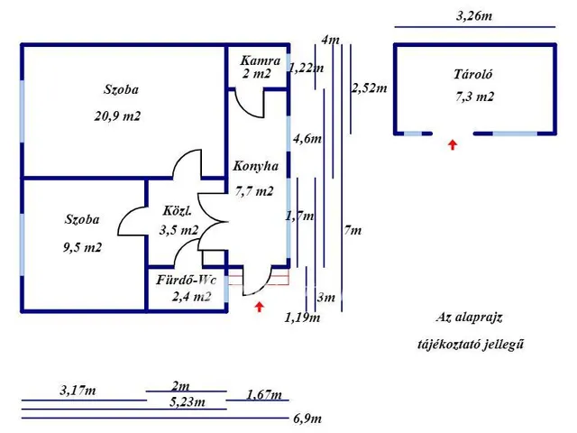 Eladó ház Szolnok 46 nm