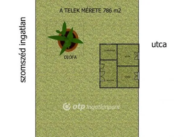 Eladó telek Csongrád 786 nm