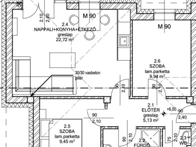 Eladó lakás Cserkeszőlő 54 nm