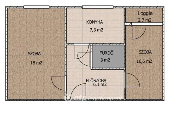 Eladó lakás Szentes 47 nm