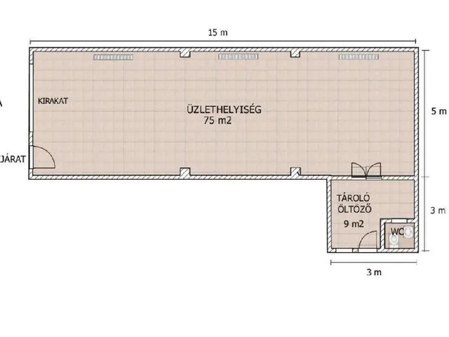 Eladó kereskedelmi és ipari ingatlan Csongrád 84 nm