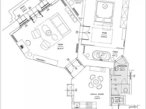 Eladó lakás Budapest V. kerület 86 nm