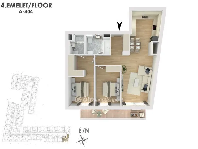 Eladó lakás Budapest XIII. kerület 81 nm
