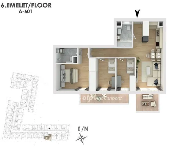 Eladó lakás Budapest XIII. kerület 76 nm