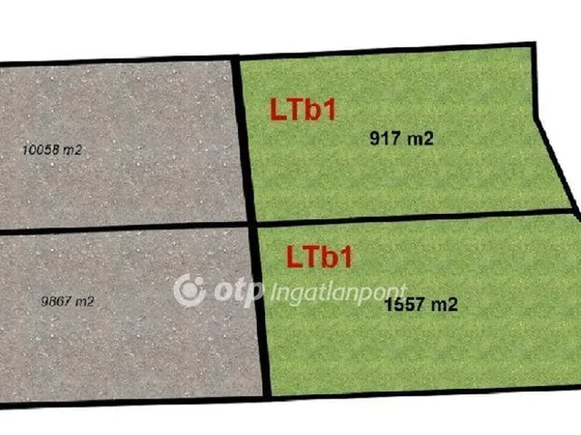 Eladó telek Pilisborosjenő 23925 nm