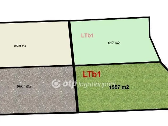 Eladó telek Pilisborosjenő 11867 nm