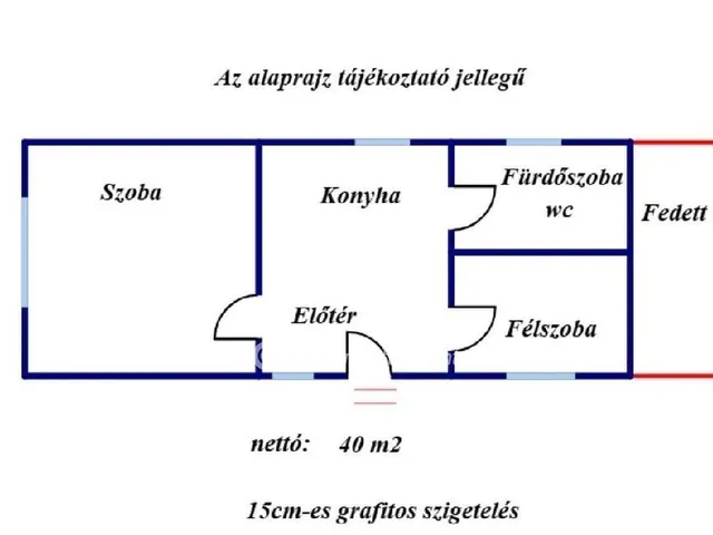 Eladó ház Budapest XVII. kerület 47 nm